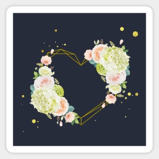 Love wreath flower roses Sticker